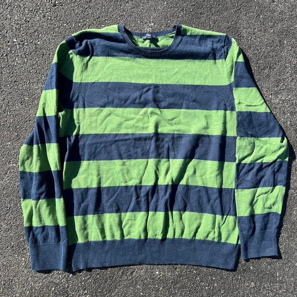 Retro Y2K Gap Striped Sweater size XL